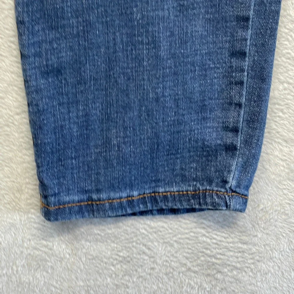 Ella Moss Straight Jeans Women 10/30 Blue High Waist Stretch Medium Wash